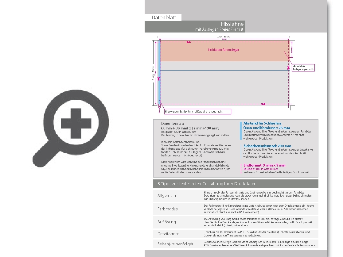 Product Bild hochwertige_hissfahne_f__r_masten_mit_ausleger__4_0-farbig_bedruckt