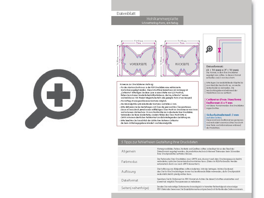 Product Bild hohlkammerplatte_in_schmetterling-form_konturgefr__st___beidseitig_4_4-farbig_bedruckt