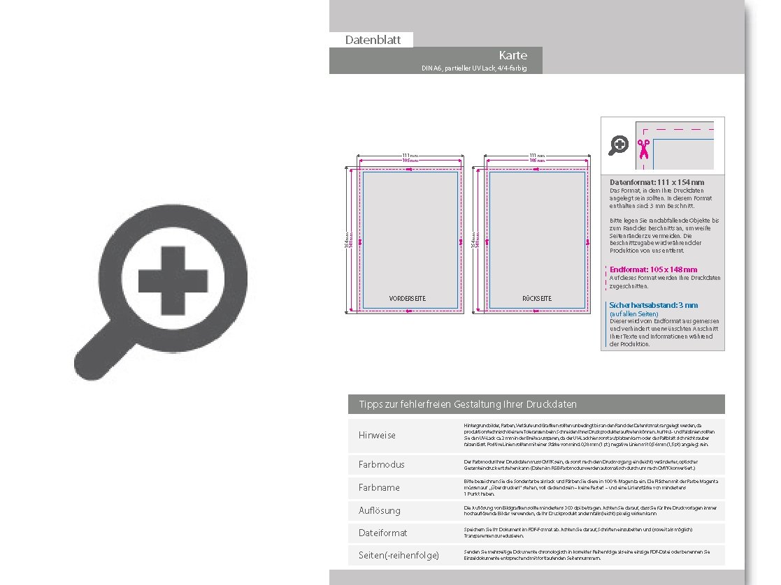 Product Bild taufkarte_din_a6_4_4_farbig_mit_beidseitig_partieller_uv-lackierung
