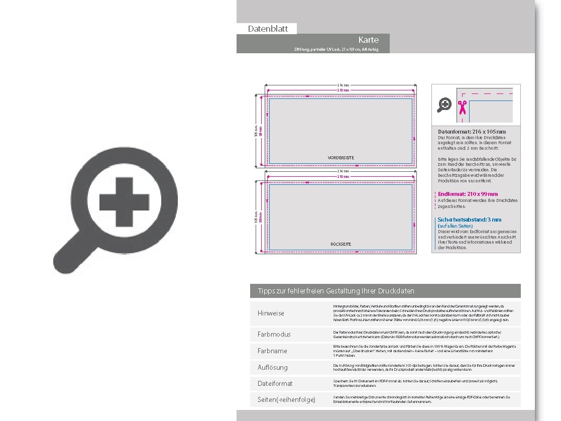 Product Bild taufkarte_din_lang_quer_4_4_farbig_mit_beidseitig_partieller_uv-lackierung